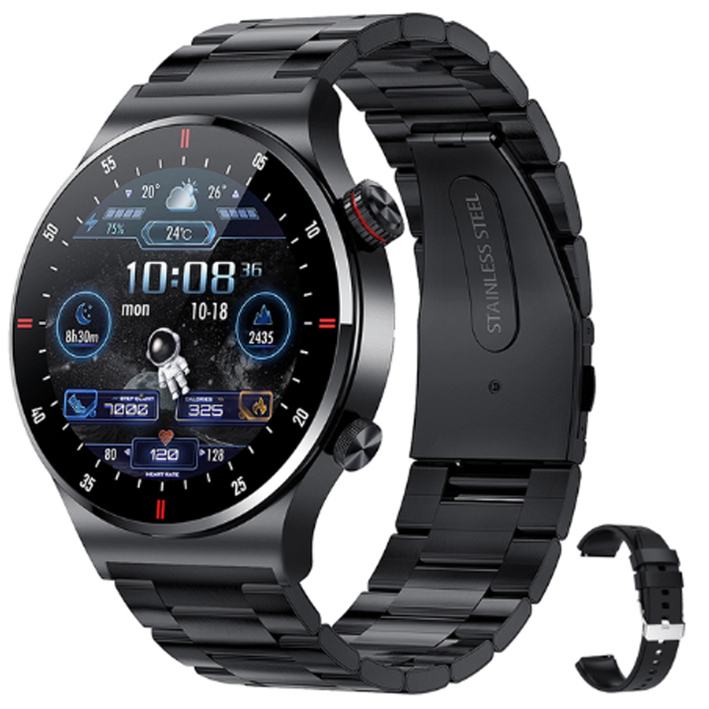 for Samsu  Galax  A52 A41 A40  - Smartwatch Iphone Watch For Men บทวิจารณ์และราคา