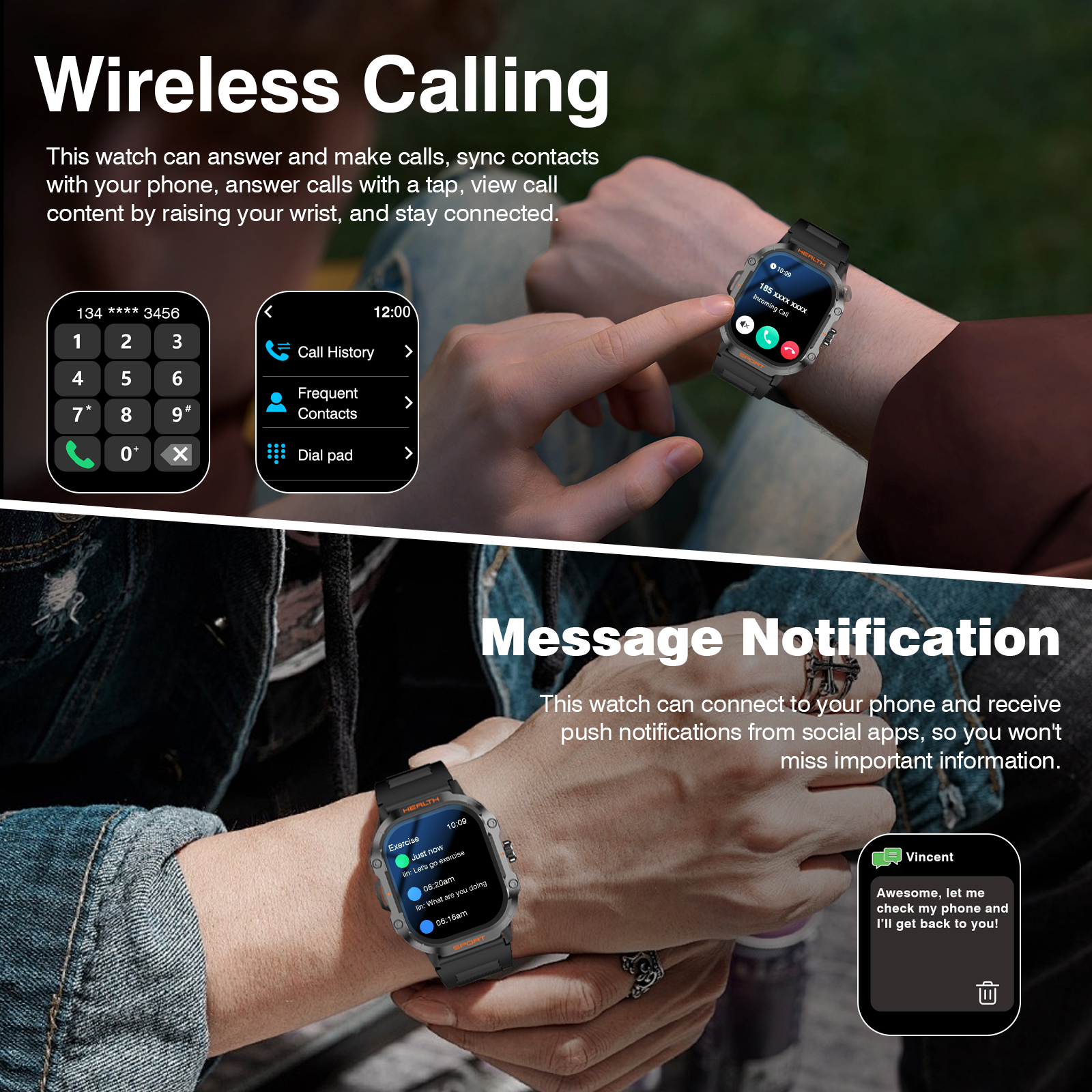 New Smartwatch for Men and Wom - Smartwatch Iphone Watch For Men บทวิจารณ์และราคา