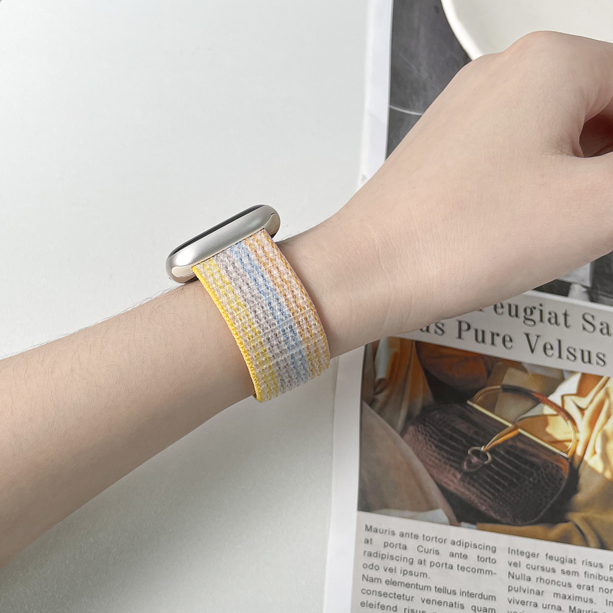 Nylon Loop Strap for apple wat - Smartwatch Apple Watches For Men บทวิจารณ์และราคา
