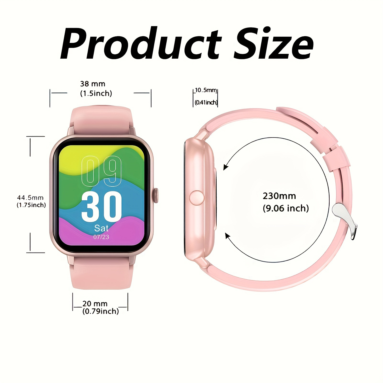 1.44inch Smart watch, wireless - Smartwatch Iphone Watch For Men บทวิจารณ์และราคา