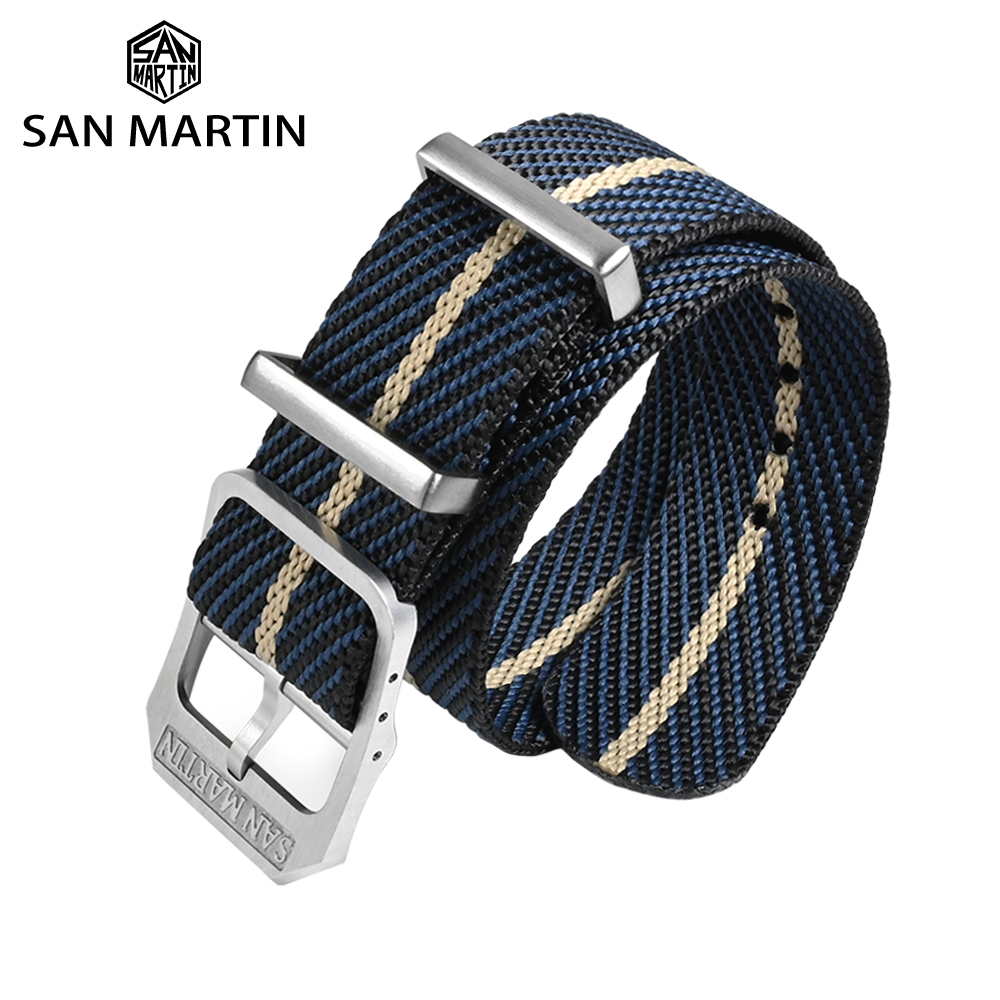 San Martin High Quality 20mm U - Nato Strap Nylon บทวิจารณ์และราคา