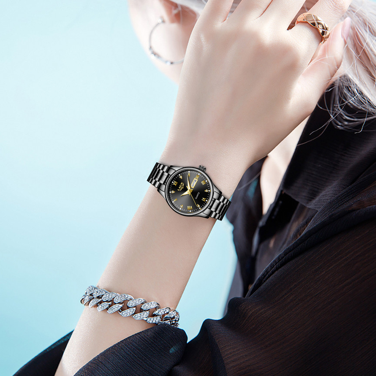 LIGE Top Band Woman Watch Clas - Waterproof Diving Watch บทวิจารณ์และราคา
