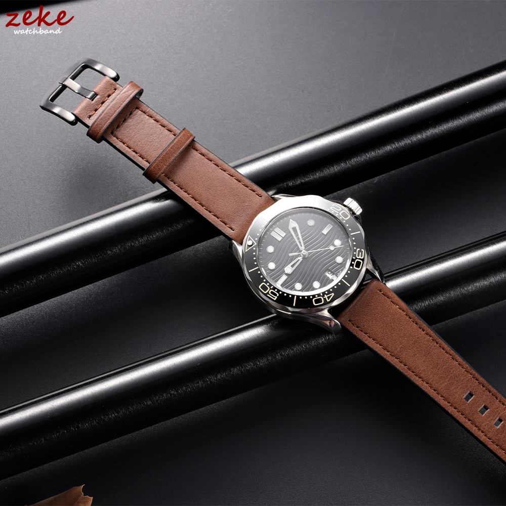 20/22mm Leather Strap Watchban - Seiko Watches Smartwatch บทวิจารณ์และราคา