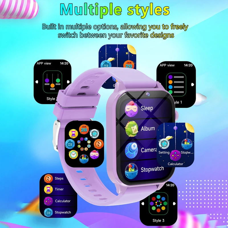 Kids Game Smart Watch Flashlig - Smartwatch Watches Gift For Girls บทวิจารณ์และราคา