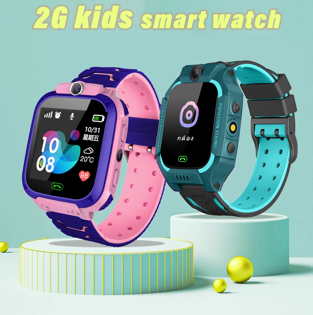 Q12 Kids Smart Watch 2G SOS Ca - Smartwatch Digital Watches For Kid Girl บทวิจารณ์และราคา