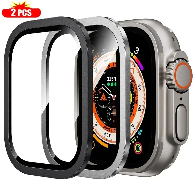2PCS Tempered Glass for Apple  - Smartwatch Apple Watches For Men บทวิจารณ์และราคา