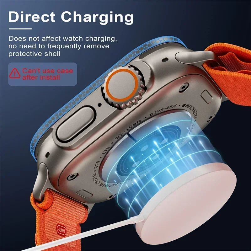2PCS Tempered Glass for Apple  - Smartwatch Apple Watches For Men บทวิจารณ์และราคา