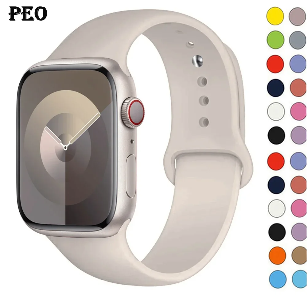 Silicone Band For Apple Watch  - Smartwatch Apple Watches For Men บทวิจารณ์และราคา