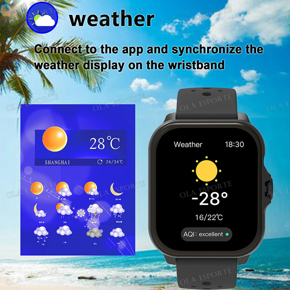 Smart watch, wireless calling  - Smartwatch Iphone Watch For Men บทวิจารณ์และราคา