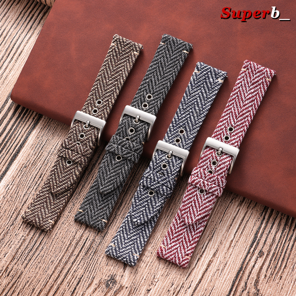 Woven Fabric Bracelet for Omeg - Seiko Watches Smartwatch บทวิจารณ์และราคา