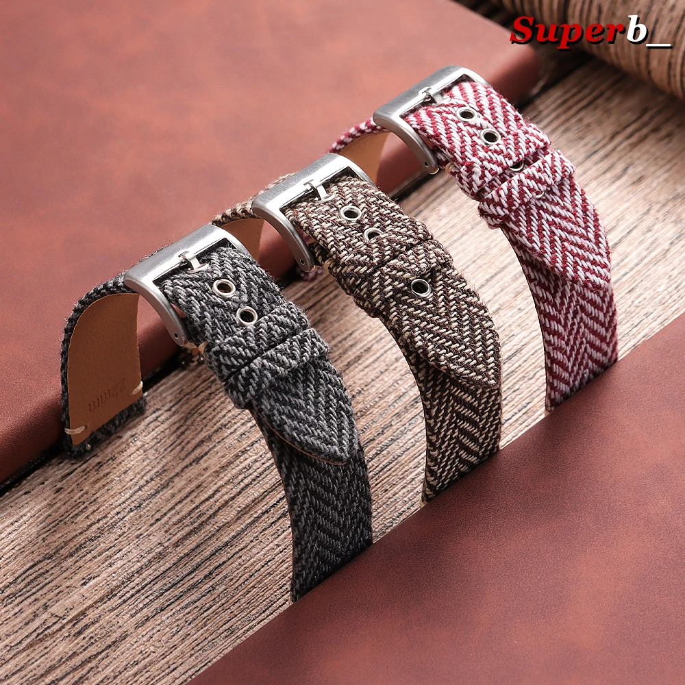 Woven Fabric Bracelet for Omeg - Seiko Watches Smartwatch บทวิจารณ์และราคา