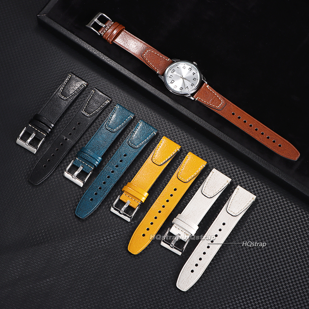 Vintage 20mm 22mm Oil Wax Leat - Seiko Watches Smartwatch บทวิจารณ์และราคา