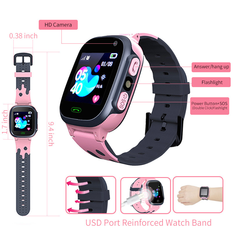 Kids Smart Watch Waterproof Sm - Smartwatch Digital Watches For Kid Girl บทวิจารณ์และราคา