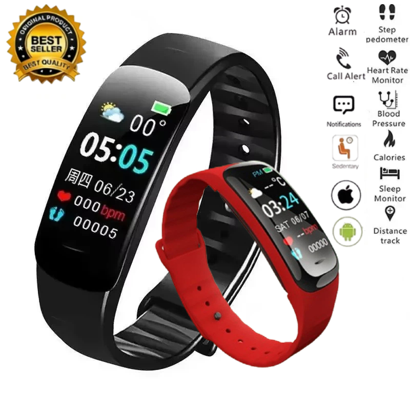 C1 Plus Smart Watch Fitness Tr - Smartwatch Watches With Bluetooth บทวิจารณ์และราคา