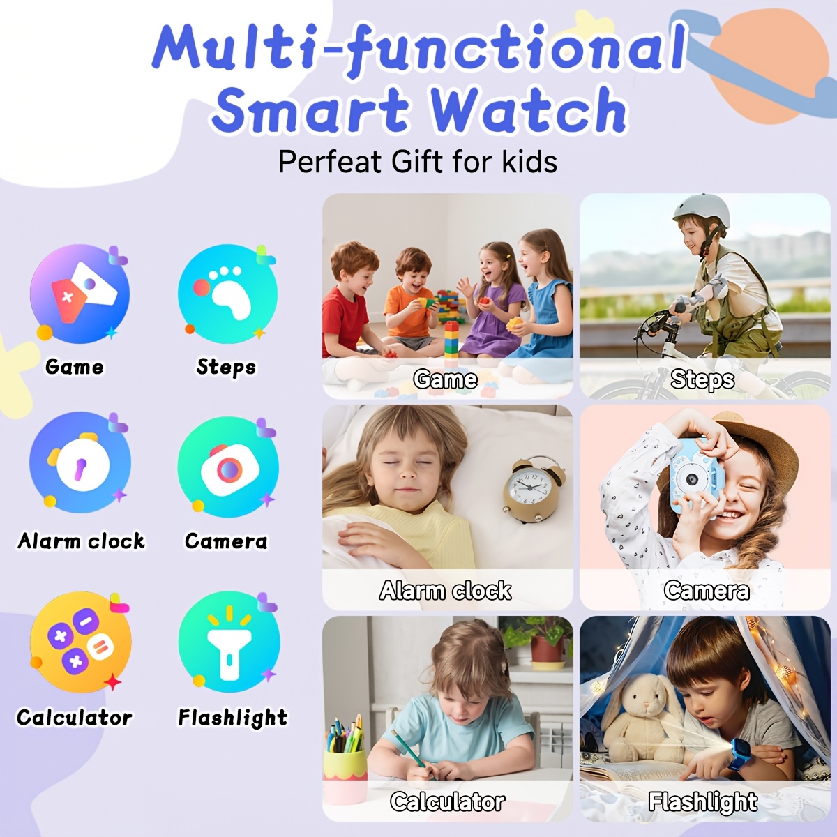 2026 New LAXASFIT Kids Camera  - Smartwatch Watches For 12 Year Old Boy บทวิจารณ์และราคา