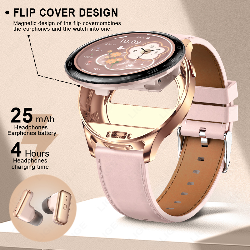 2 In 1 TWS Headset Smart Watch - Smartwatch Noise Watches For Men บทวิจารณ์และราคา