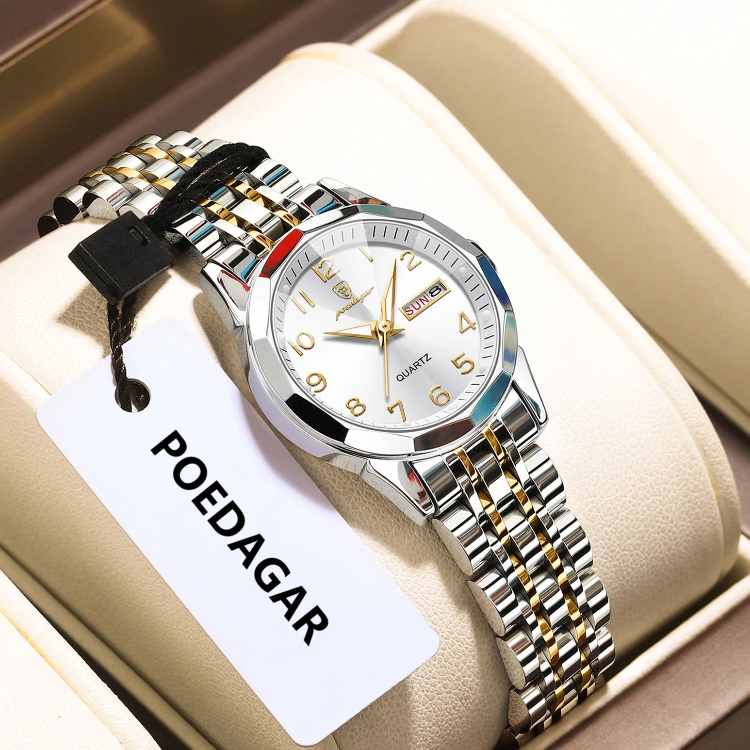 POEDAGAR Elegant Quartz Ladies - Waterproof Diving Watch บทวิจารณ์และราคา
