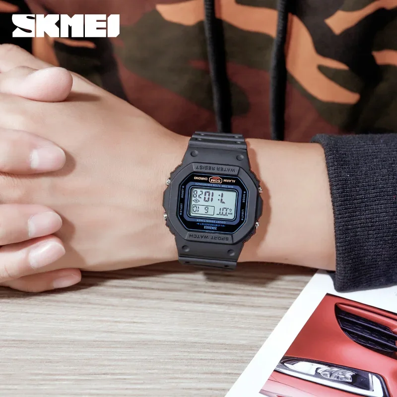 SKMEI 1628 Luxury Digital Men  - Tide Watch Surf บทวิจารณ์และราคา