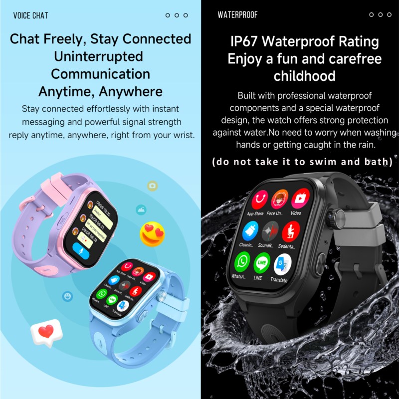 Smart Watch Kids 4G GPS WIFI V - Smartwatch Watches For 12 Year Old Boy บทวิจารณ์และราคา