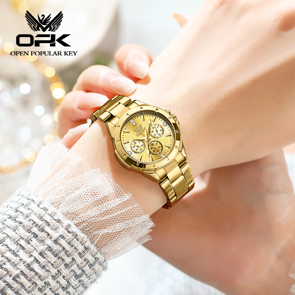 OPK 6001 Wristwatch for Women  - Waterproof Diving Watch บทวิจารณ์และราคา