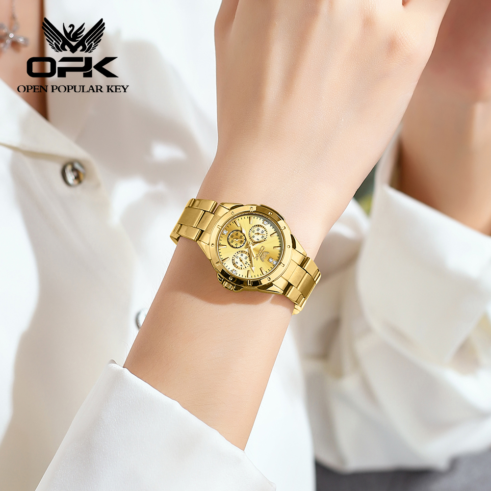 OPK 6001 Wristwatch for Women  - Waterproof Diving Watch บทวิจารณ์และราคา