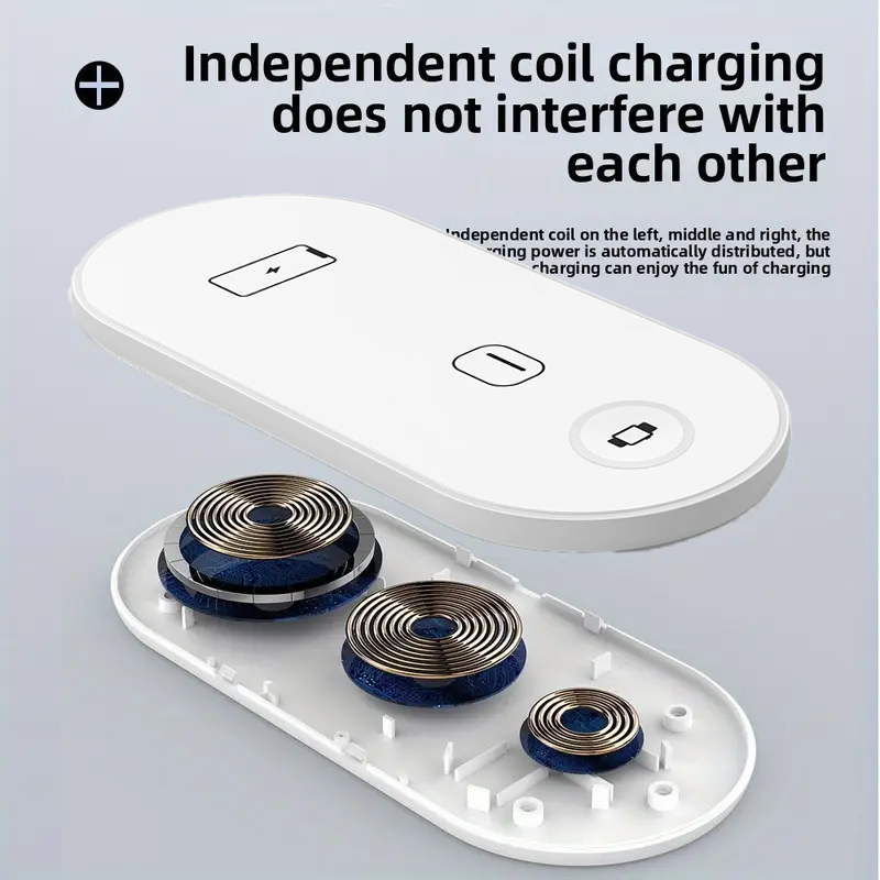 3 In 1 Dual Wireless Charger 4 - Watch Watch Xs บทวิจารณ์และราคา