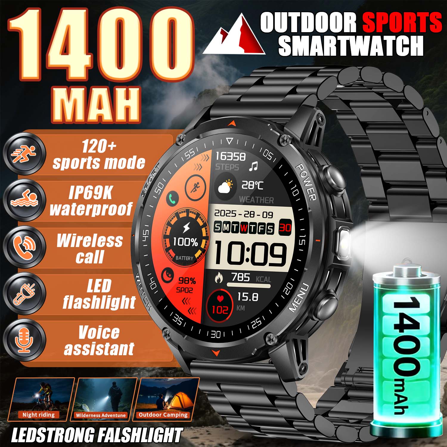 2026 New Military Smart Watch  - Smartwatch Trending Watches For Women บทวิจารณ์และราคา
