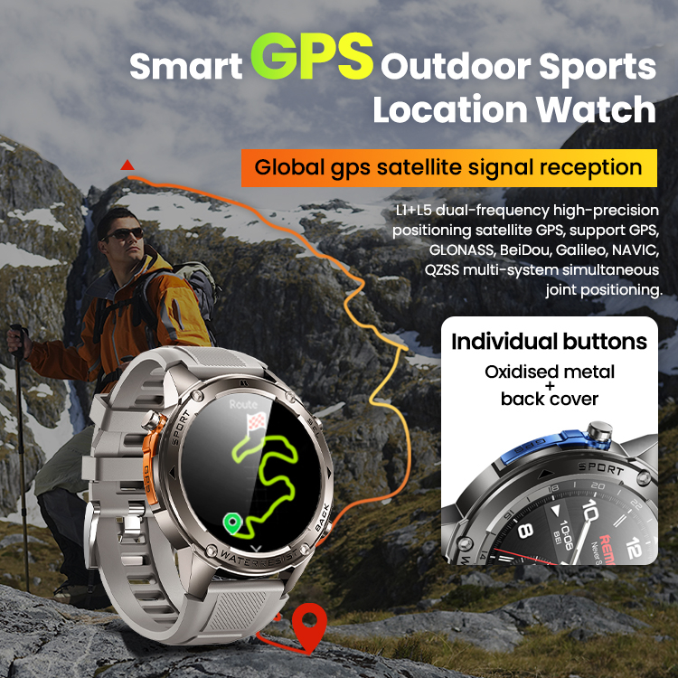 Outdoor Military-Grade GPS Sma - Waterproof Diving Watch บทวิจารณ์และราคา