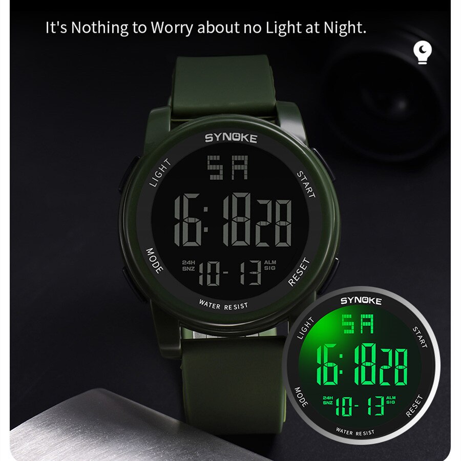 SYNOKE Men Outdoor Sports Mult - Tide Watch Surf บทวิจารณ์และราคา