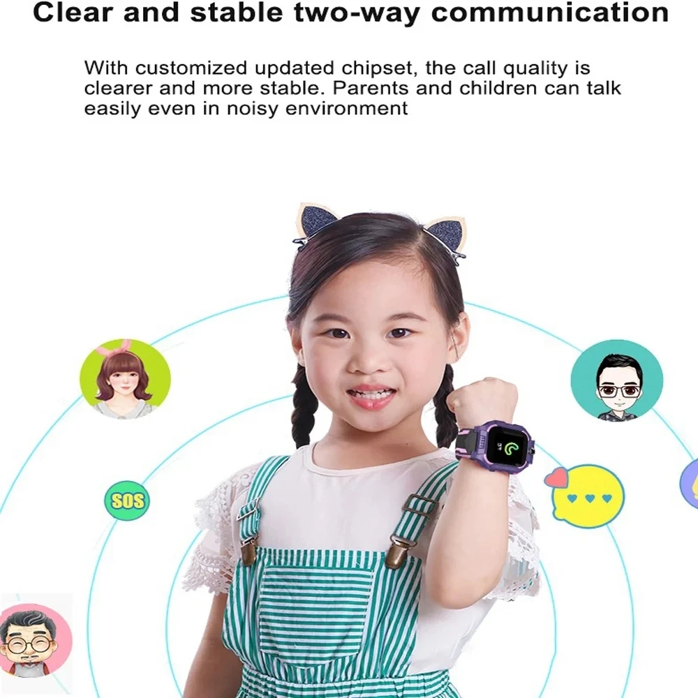 2026 New Kids Smart Watch SOS  - Smartwatch Watches Gift For Girls บทวิจารณ์และราคา