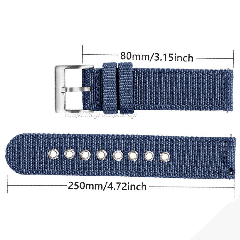 Nylon Strap 18mm 20mm 22mm Ban - Nato Strap Nylon บทวิจารณ์และราคา