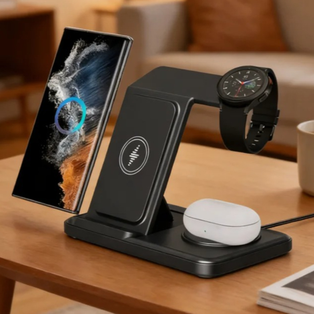 3 IN 1 Wireless Charger Statio - Smartwatch Watches For Iphone บทวิจารณ์และราคา