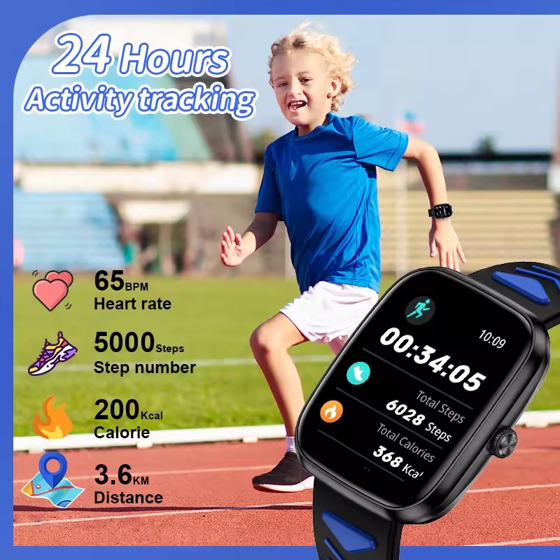 Children Boys Girls Present Sm - Smartwatch Watches For 12 Year Old Boy บทวิจารณ์และราคา