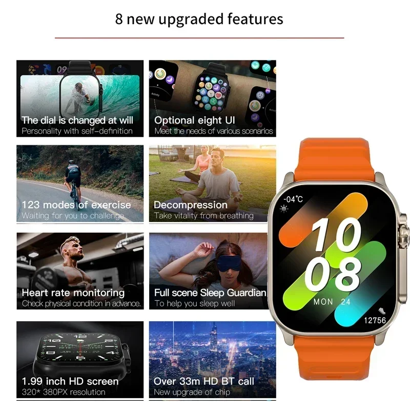 New Hello Plum Smart Watch Men - Smartwatch Watches With Bluetooth บทวิจารณ์และราคา