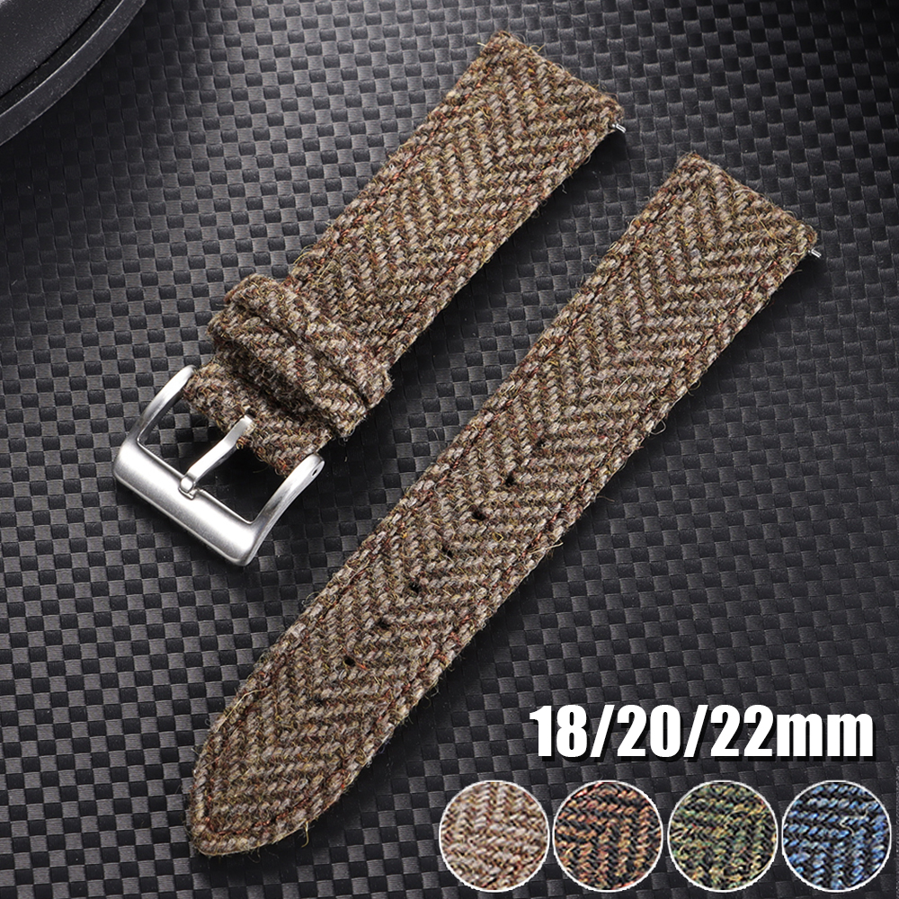 Vintage Tweed Nylon Strap Genu - Seiko Watches Smartwatch บทวิจารณ์และราคา