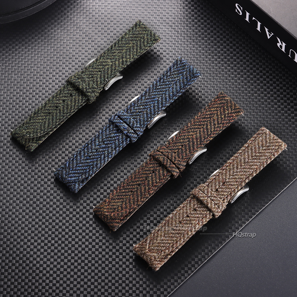 Vintage Tweed Nylon Strap Genu - Seiko Watches Smartwatch บทวิจารณ์และราคา