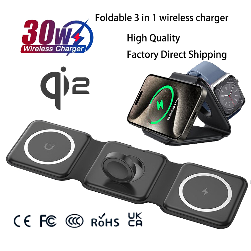 Universal Qi2 Magnetic Foldabl - Smartwatch Watches For Iphone บทวิจารณ์และราคา