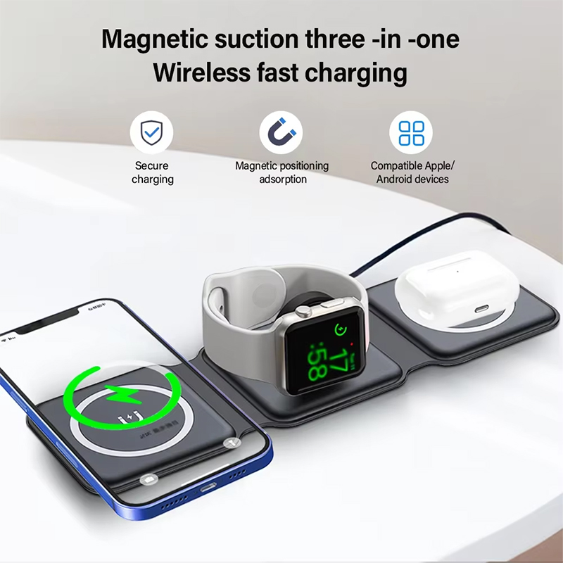 Universal Qi2 Magnetic Foldabl - Smartwatch Watches For Iphone บทวิจารณ์และราคา