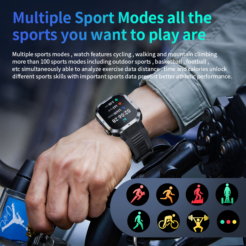 Military Smart Watch for Men w - Smartwatch Iphone Watch For Men บทวิจารณ์และราคา