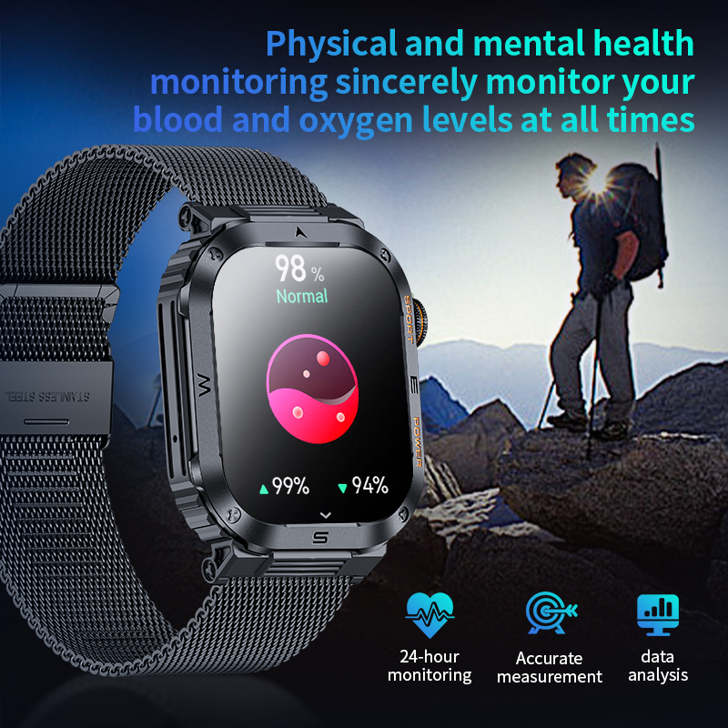 Military Smart Watch for Men w - Smartwatch Iphone Watch For Men บทวิจารณ์และราคา