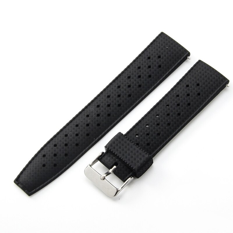 New Tropical Rubber Strap for  - Seiko Watches Smartwatch บทวิจารณ์และราคา