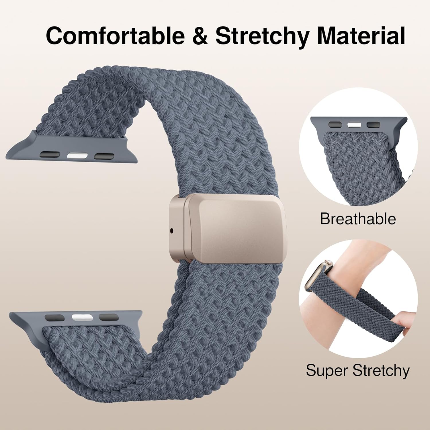 Woven elastic strap compatible - Smartwatch Apple Watches For Men บทวิจารณ์และราคา