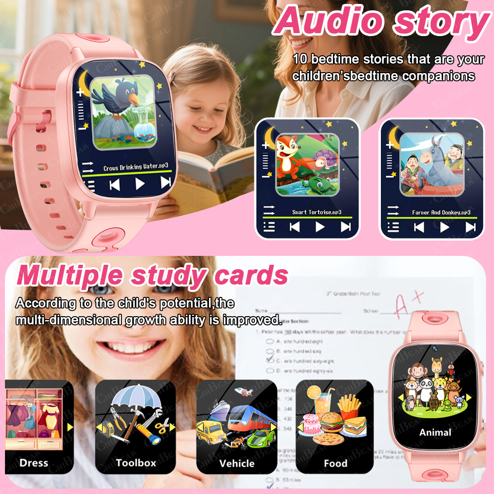 Kids SmartWatch Camera Video P - Smartwatch Watches Gift For Girls บทวิจารณ์และราคา