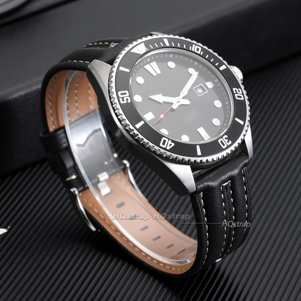 22mm Vintage Leather Watch Ban - Seiko Watches Smartwatch บทวิจารณ์และราคา
