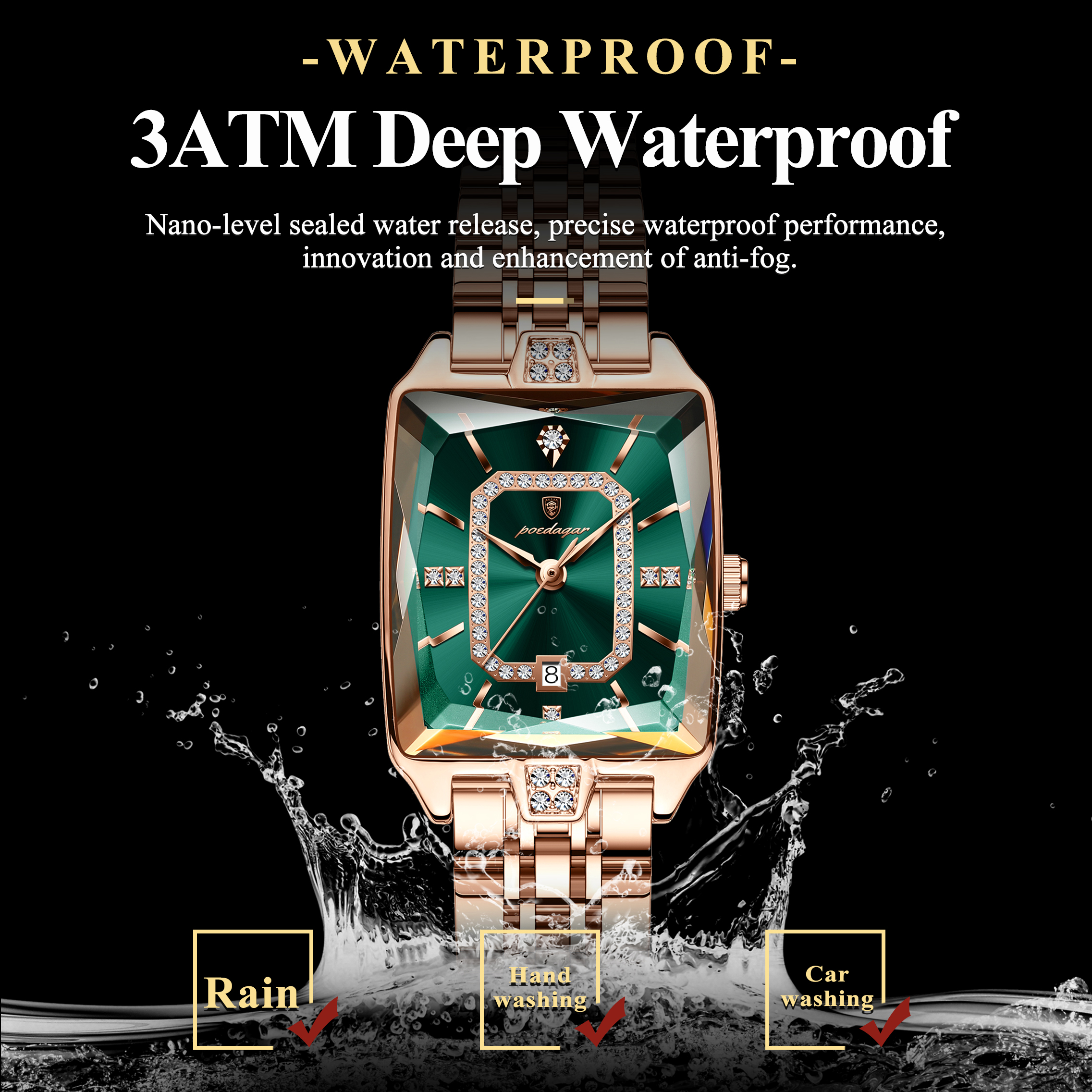 POEDAGAR Luxury Woman Watch Wa - Waterproof Diving Watch บทวิจารณ์และราคา