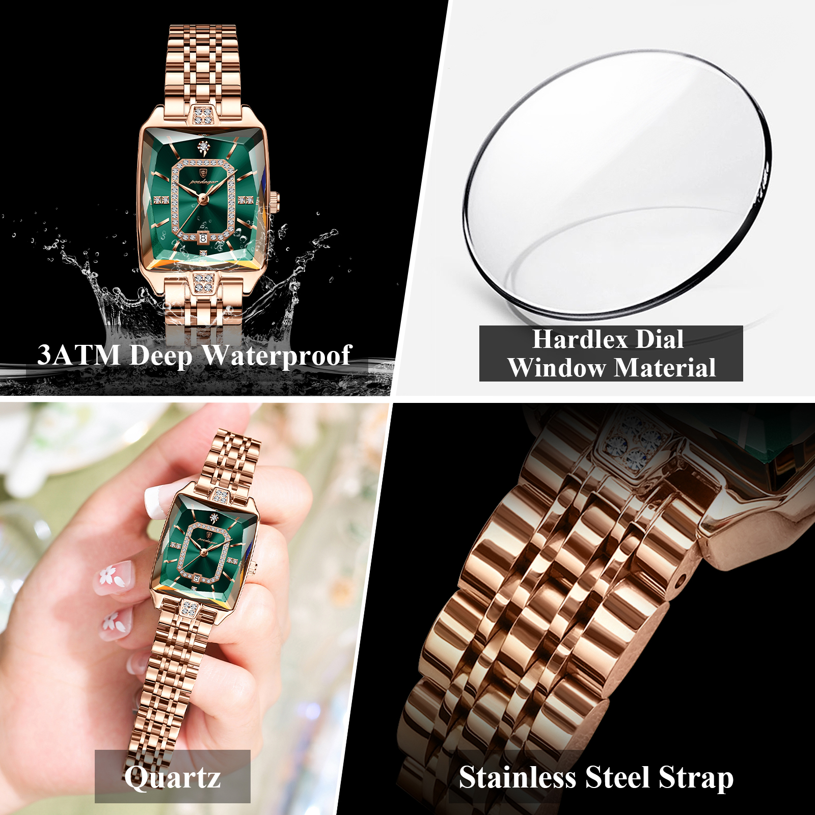 POEDAGAR Luxury Woman Watch Wa - Waterproof Diving Watch บทวิจารณ์และราคา