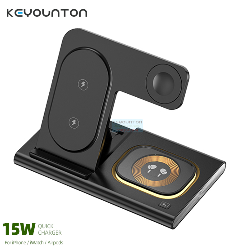 3 In 1 Wireless Charger For iP - Watch Watch Xs บทวิจารณ์และราคา