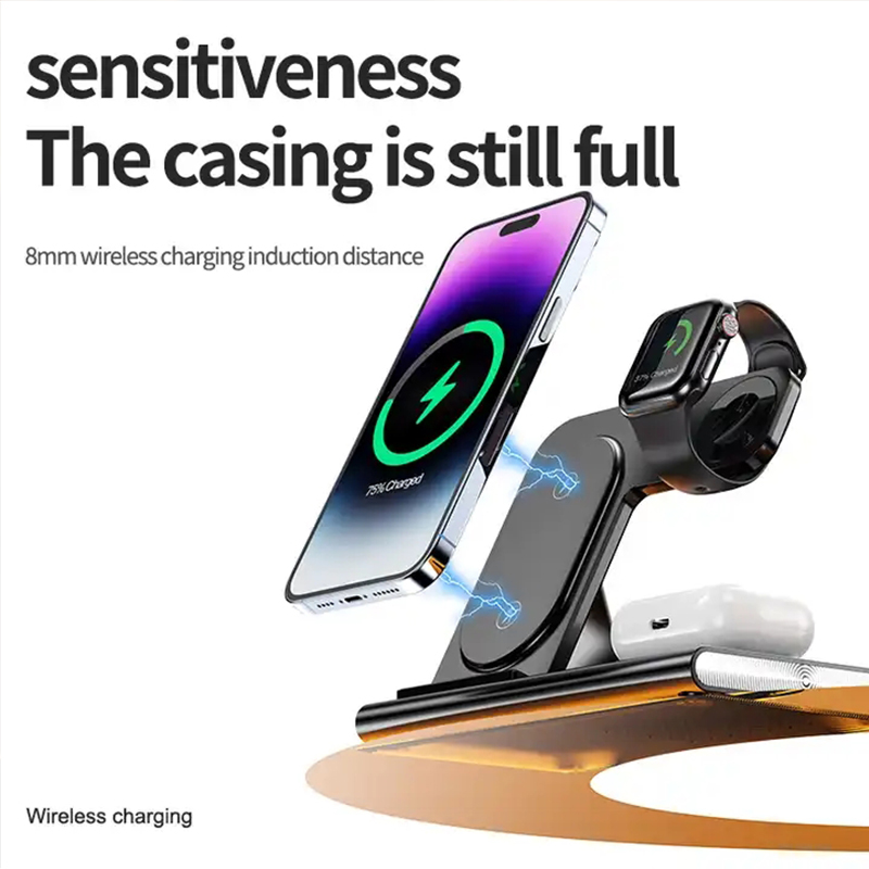 3 In 1 Wireless Charger For iP - Watch Watch Xs บทวิจารณ์และราคา
