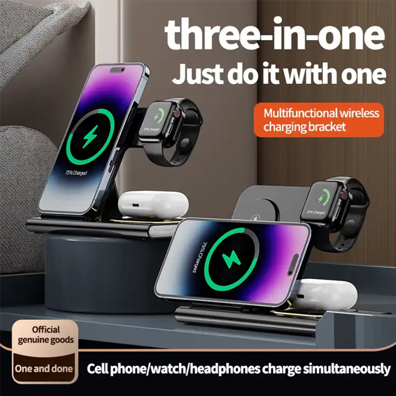 3 In 1 Wireless Charger For iP - Watch Watch Xs บทวิจารณ์และราคา