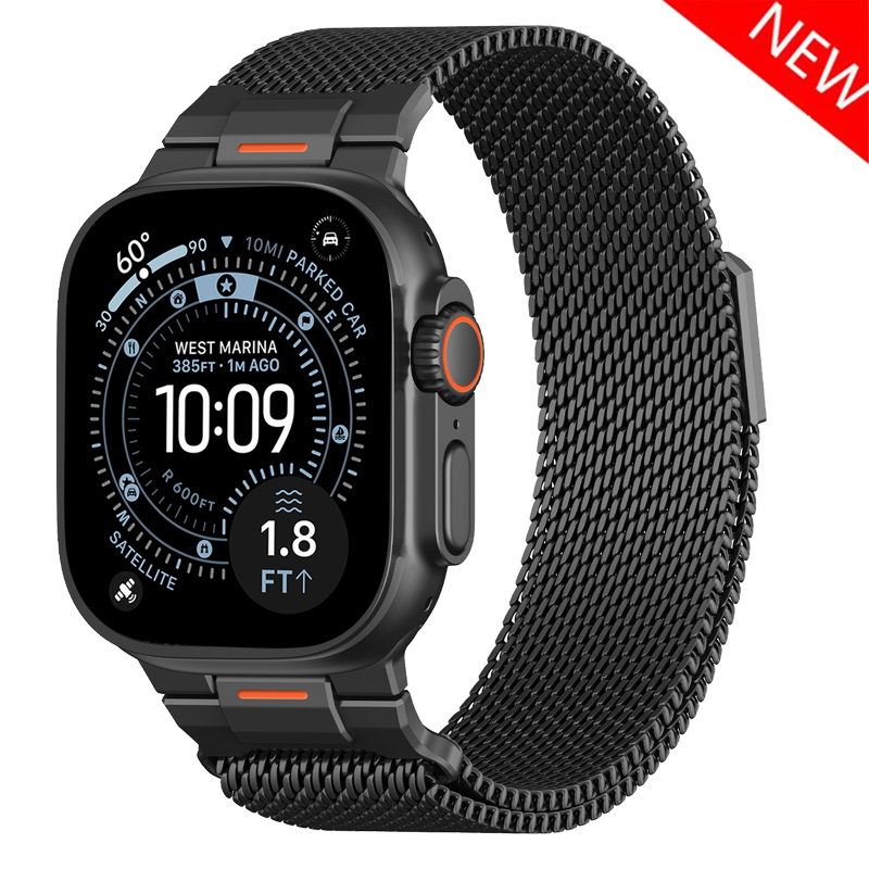 Exquisite Milanese Strap for A - Smartwatch Apple Watches For Men บทวิจารณ์และราคา